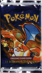 Pokemon Base Set Shadowless Booster Pack - Charizard Artwork